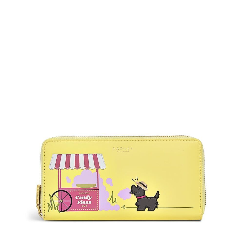 5593 London Candy Floss Large Zip-Around Continental Wallet